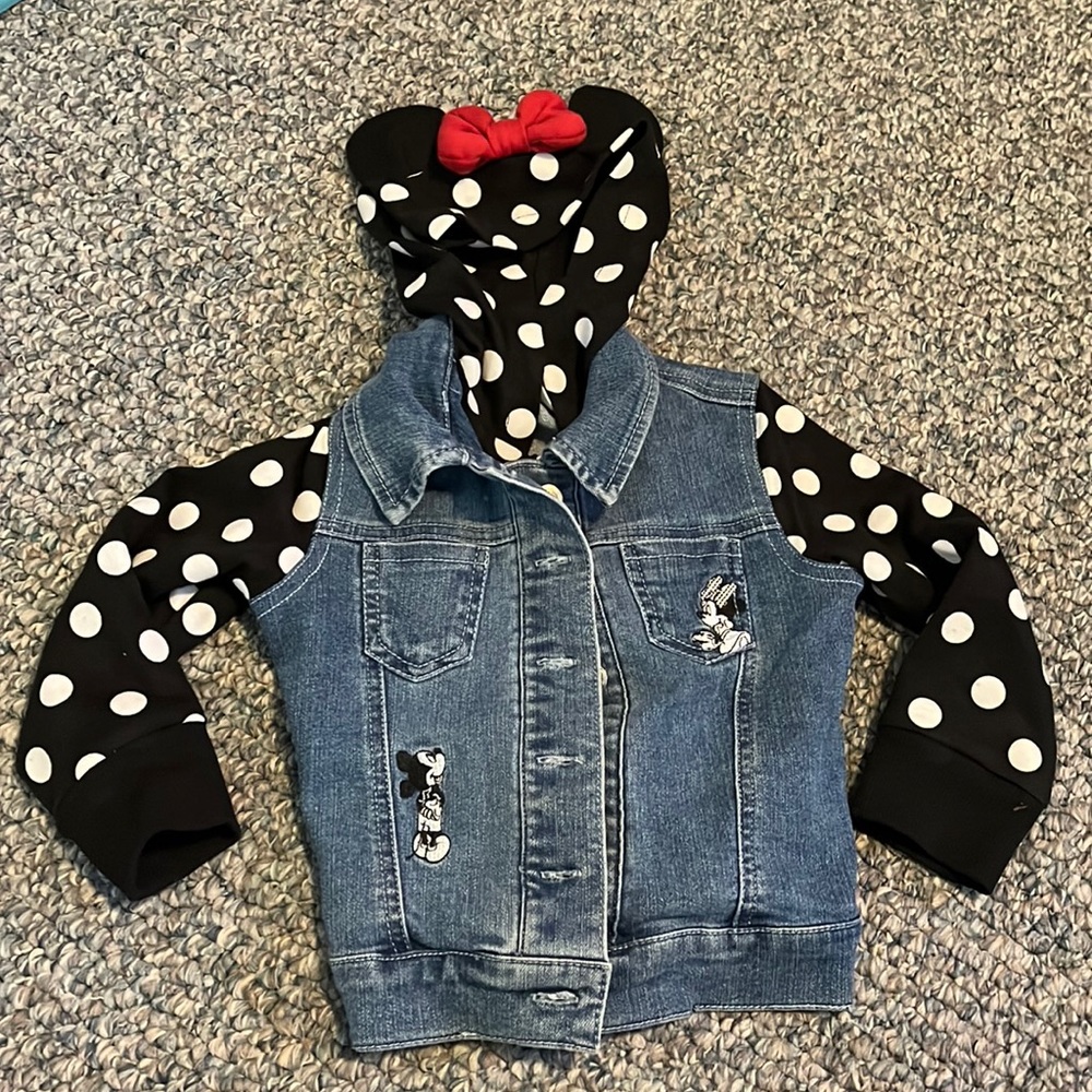 Like new! Minnie mouse Jean jacket
